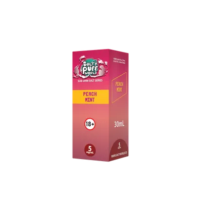 Peach Mint - Sub-Ohm Nicotine Salt E-liquid - Image 2