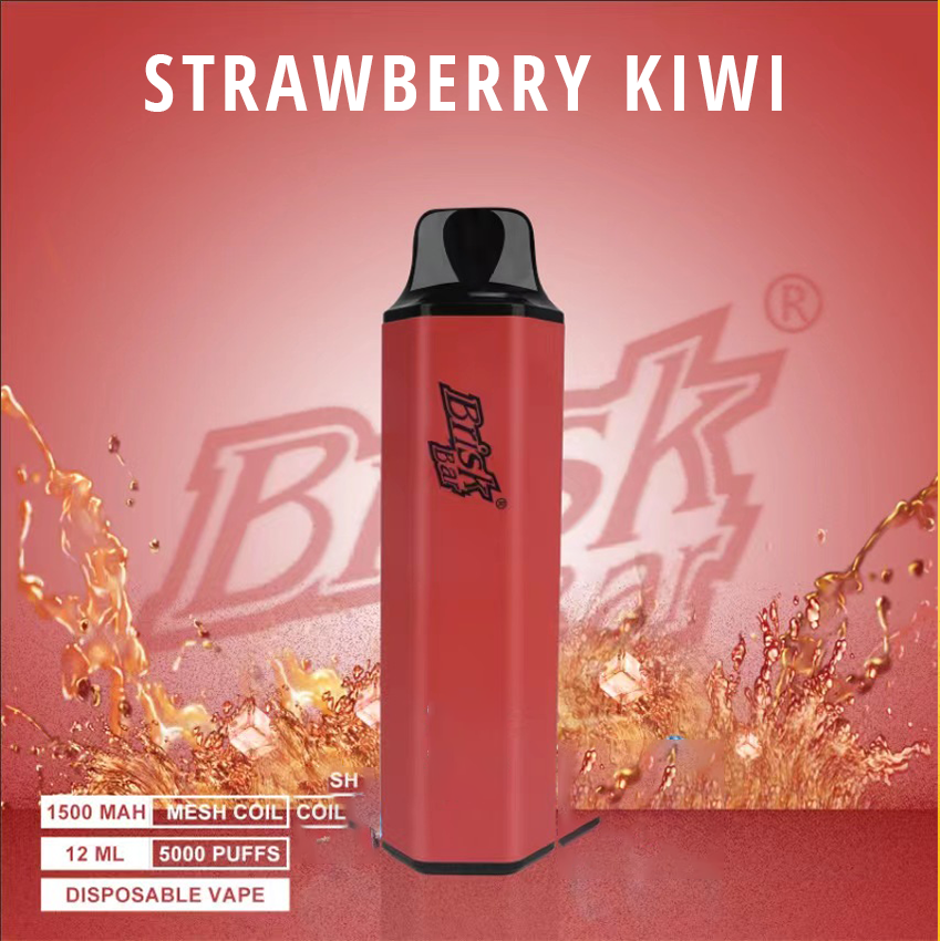 Brisk Bar Strawberry Kiwi 5000 Puffs