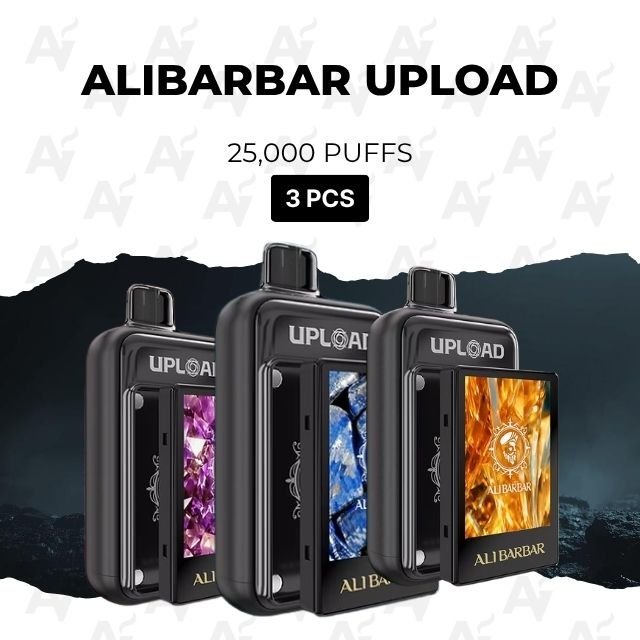 3 Pack Alibarbar Upload Mixed Flavours 25000 Puffs