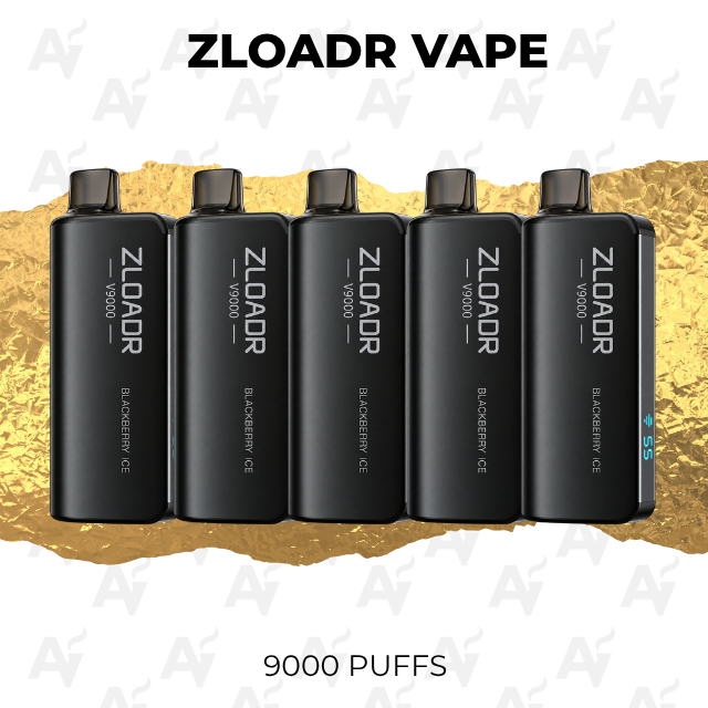 5 Pack Zloadr Mixed Flavours 9000 Puffs