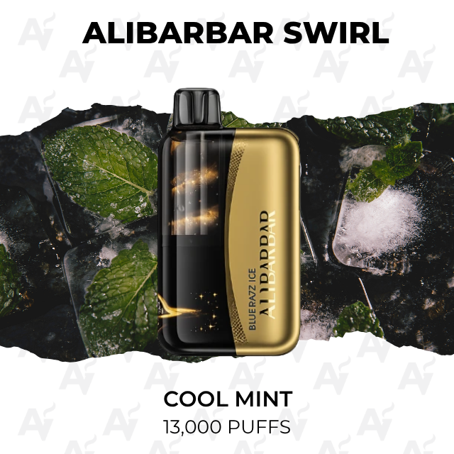 Alibarbar Swirl Cool Mint 13000 Puffs