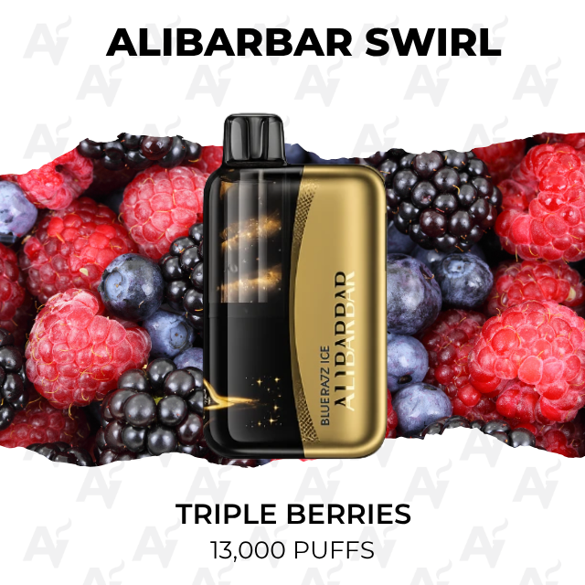 Alibarbar Swirl Triple Berries 13000 Puffs