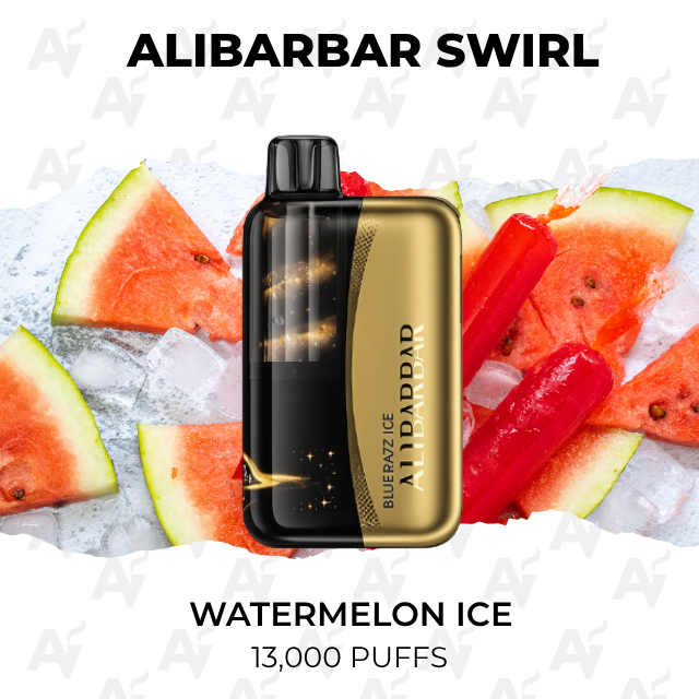 Alibarbar Swirl Watermelon Ice 13000 Puffs