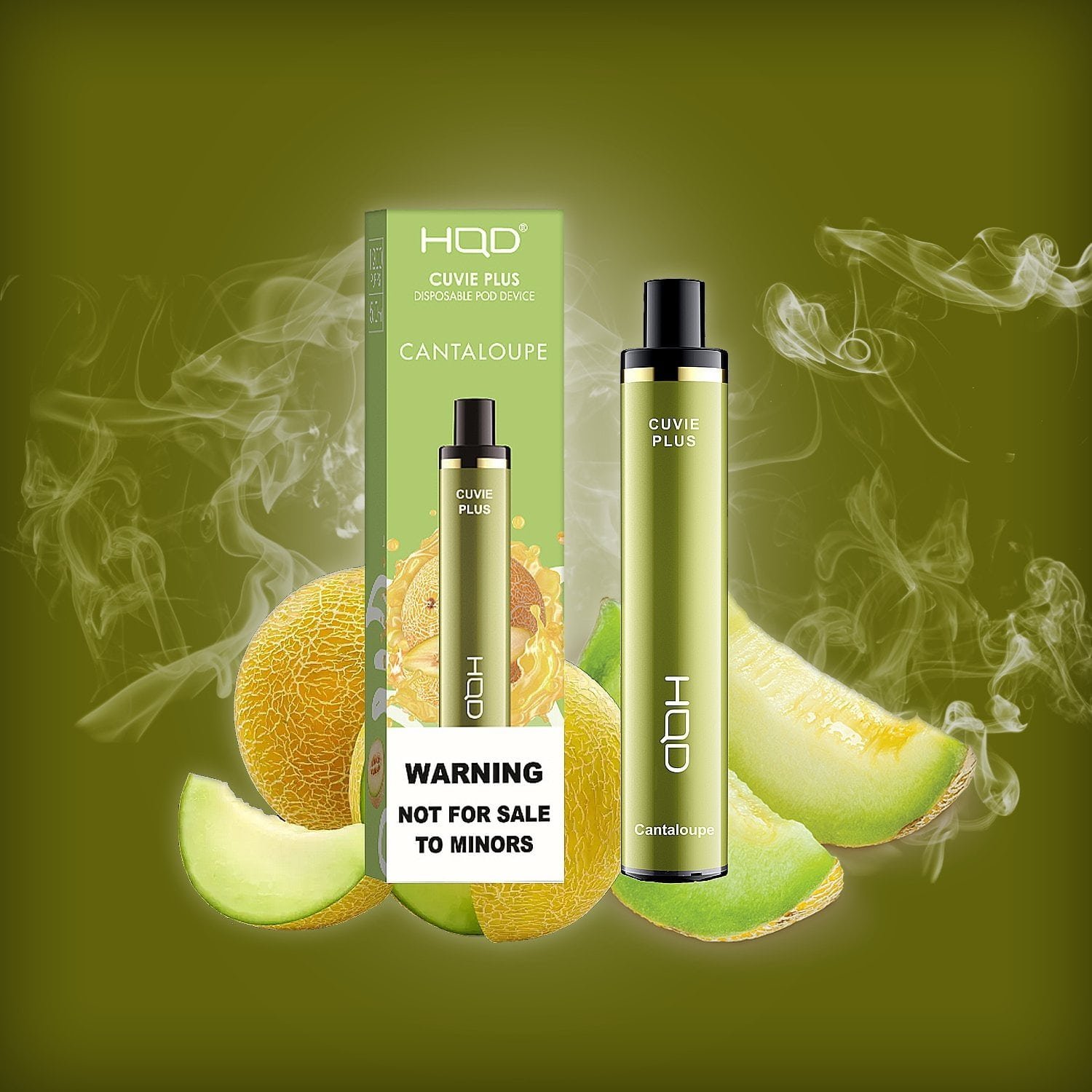 HQD Cuvie Plus Cantaloupe 1200 Puffs