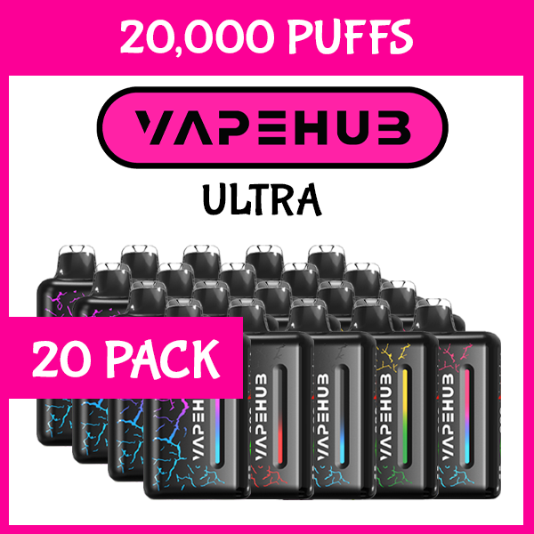 20 Pack Vapehub Ultra Mixed Flavours 20000 Puffs