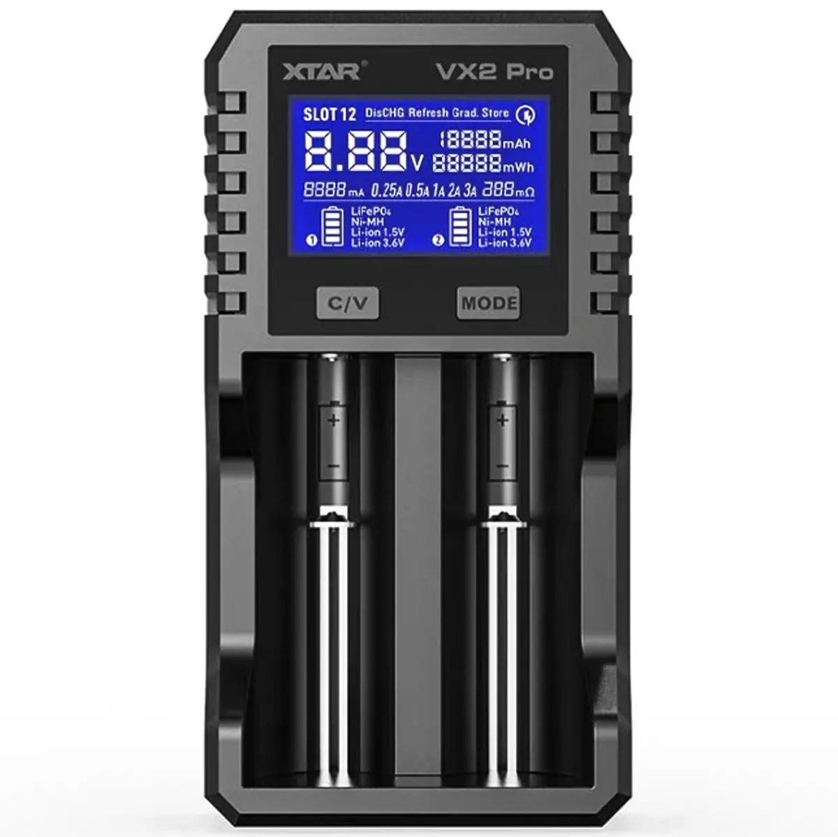 xtar vx2 pro battery charger happyrasta.webp