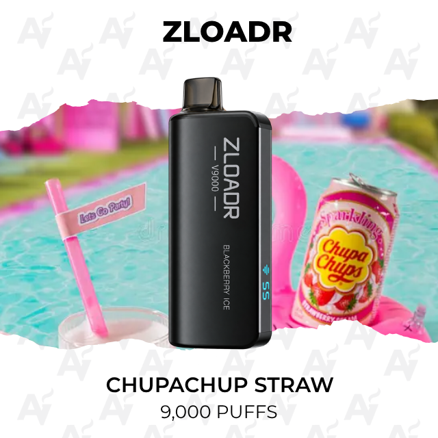 Zloadr Chupa Chups Strawberry 9000 Puffs