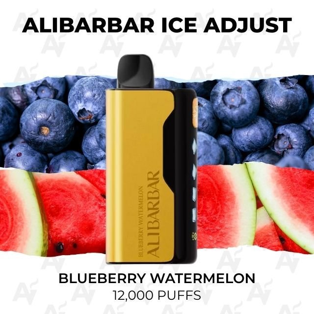 Alibarbar Ice Adjust Blueberry Watermelon 12000 Puffs
