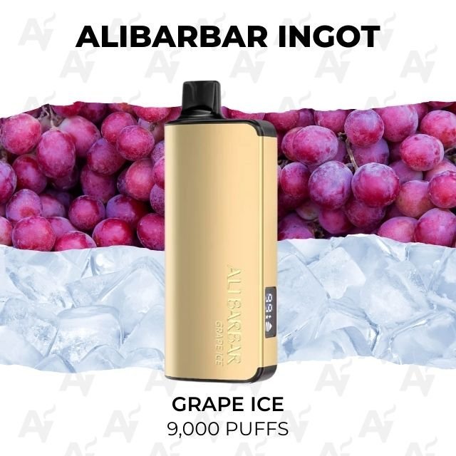 Alibarbar Ingot Grape Ice 9000 Puffs