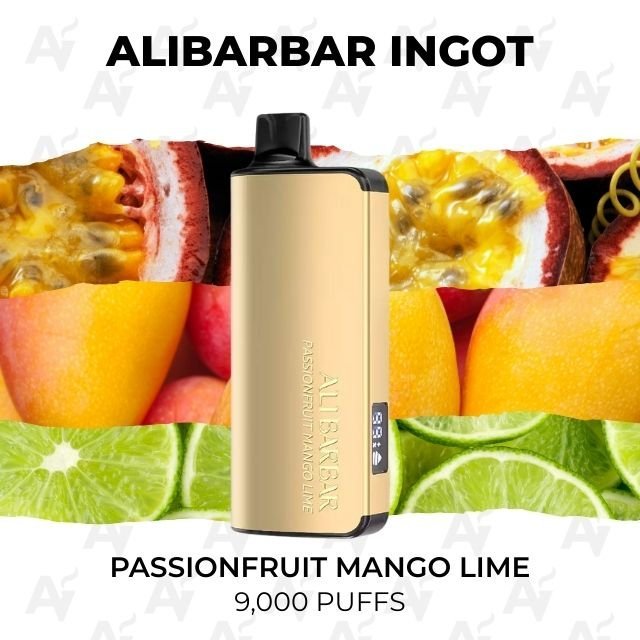 Alibarbar Ingot Passionfruit Mango Lime 9000 Puffs