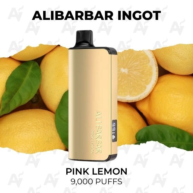 Alibarbar Ingot Pink Lemon 9000 Puffs