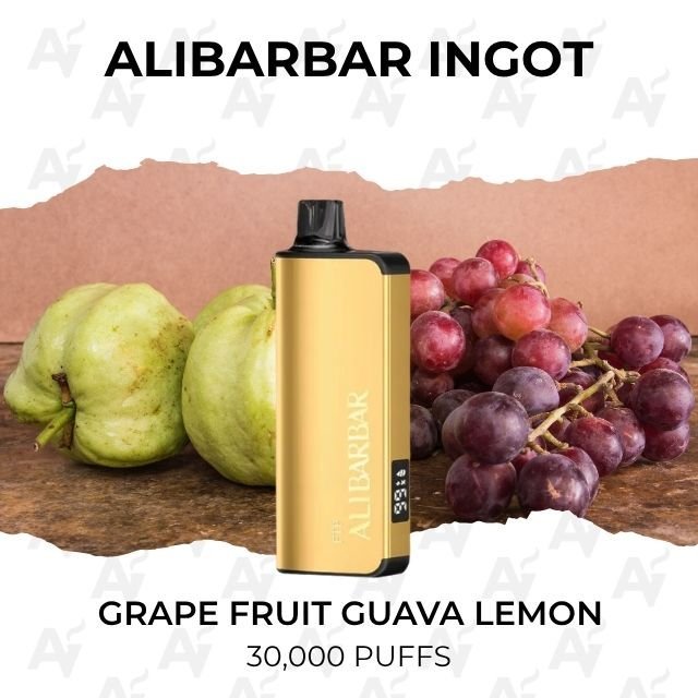 Alibarbar Ingot Grape Fruit Guava Lemon 30000 Puffs