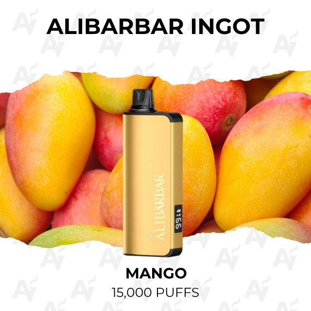 Alibarbar Ingot Mango 15000 Puffs
