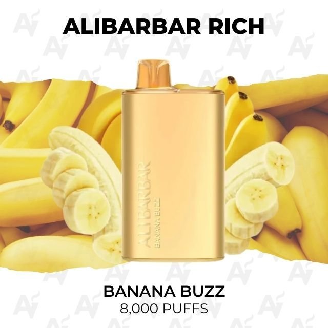 Alibarbar Rich Banana Buzz 8000 Puffs