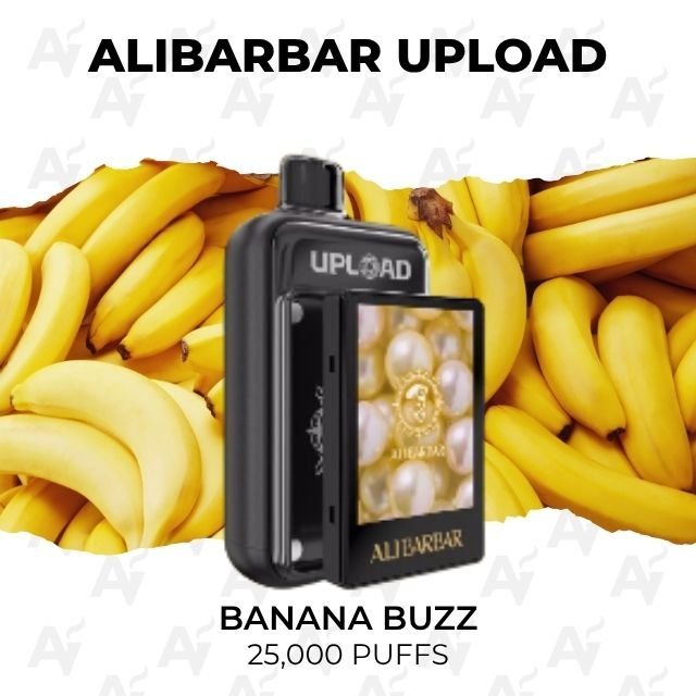 Alibarbar Upload Banana Buzz 25000 Puffs