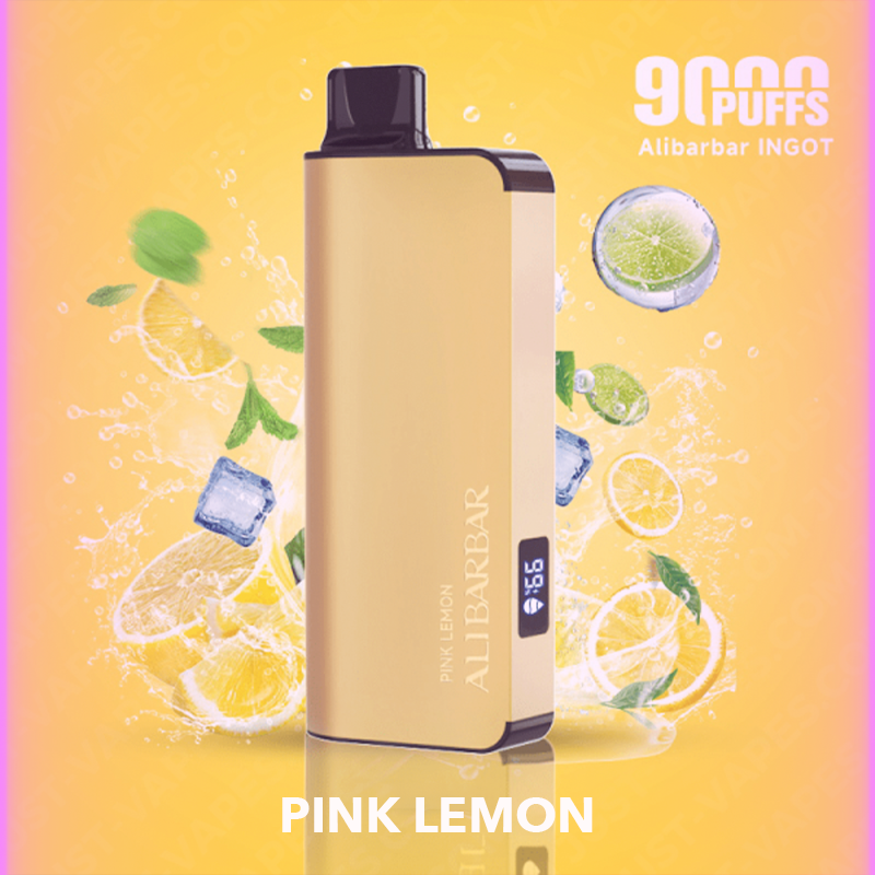 Alibarbar Ingot Pink Lemon 9000 Puffs