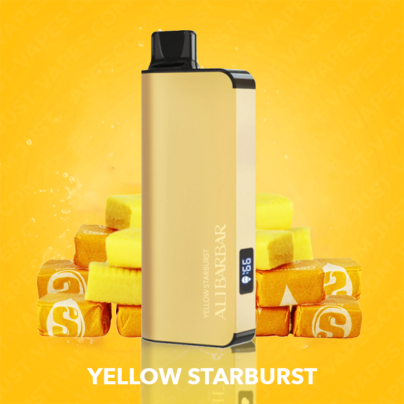 Alibarbar Ingot Yellow Starburst 9000 Puffs