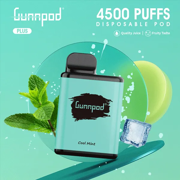 Gunnpod Plus Cool Mint 4500 Puffs