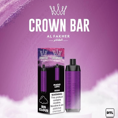 Al Fakher Crown Bar Alfakher Magic Love 8000 Puffs