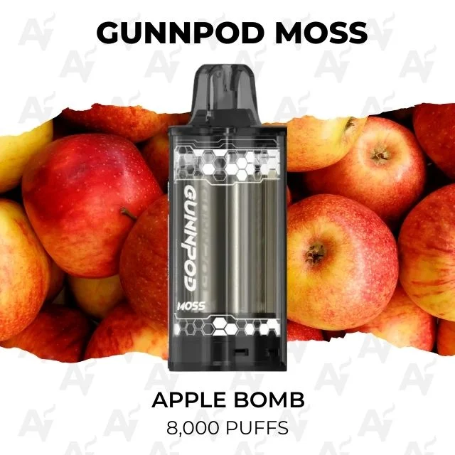 Gunnpod Moss Apple Bomb 8000 Puffs