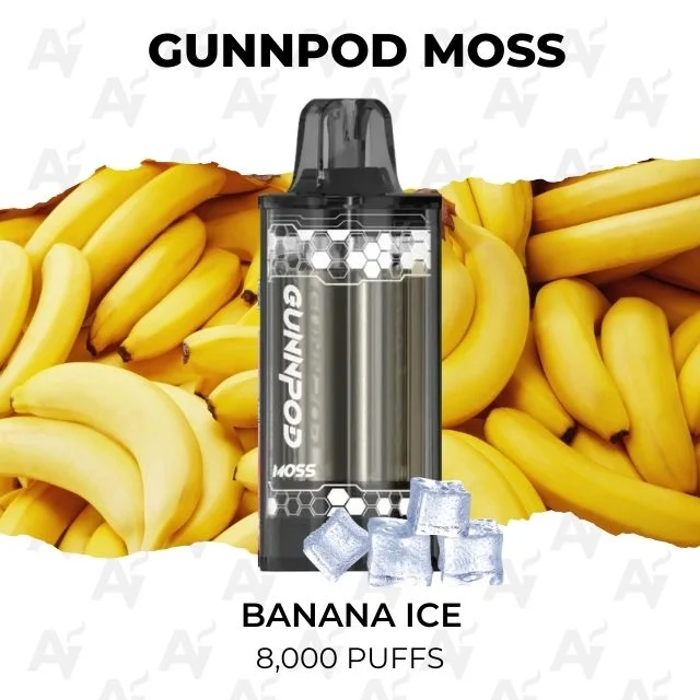 Gunnpod Moss Banana Ice 8000 Puffs