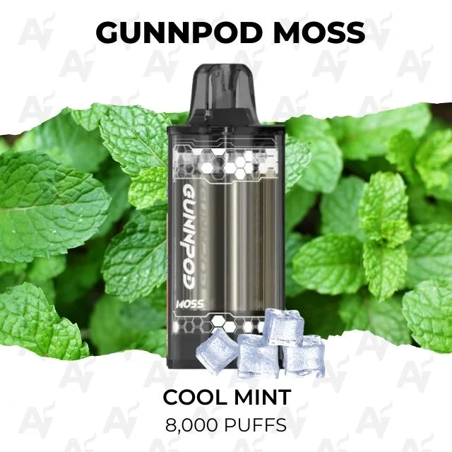 Gunnpod Moss Cool Mint 8000 Puffs