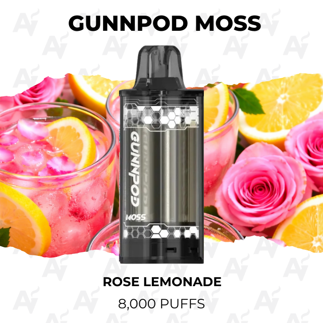 Gunnpod Moss Rose Lemonade 8000 Puffs