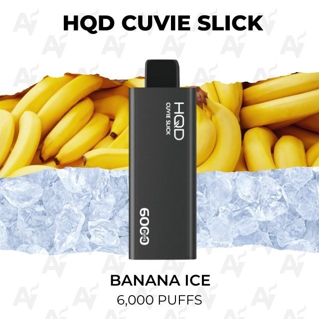 HQD Cuvie Slick Banana Ice 6000 Puffs