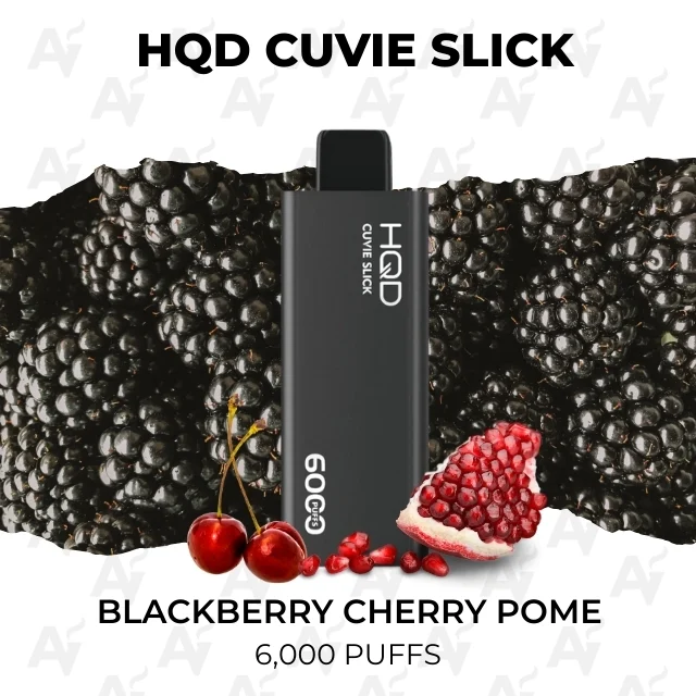 HQD Cuvie Slick Blackberry Cherry Pomegranate 6000 Puffs