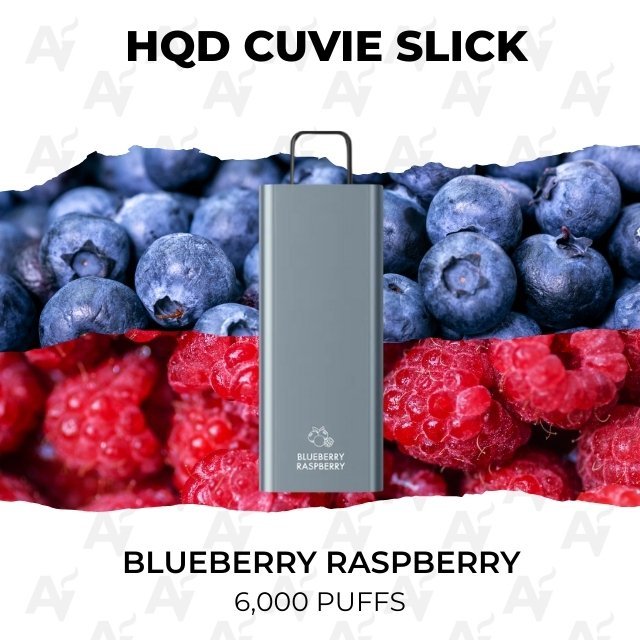 HQD Cuvie Slick Blueberry Raspberry 6000 Puffs