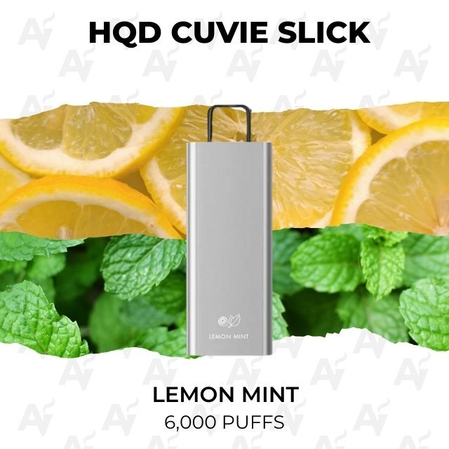 HQD Cuvie Slick Lemon Mint 6000 Puffs