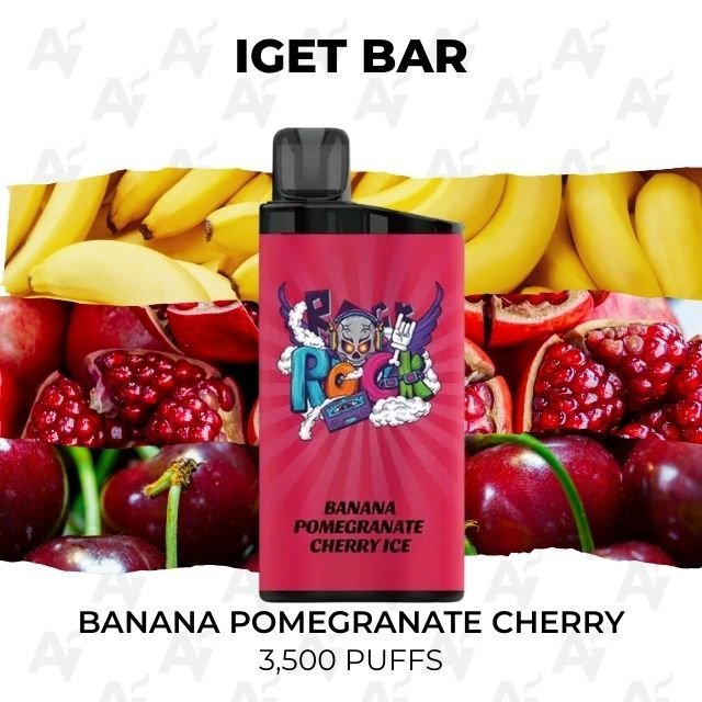 IGET Bar Banana Pomegranate Cherry 3500 Puffs