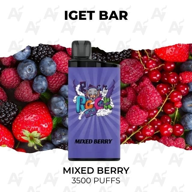 IGET Bar Mixed Berry 3500 Puffs