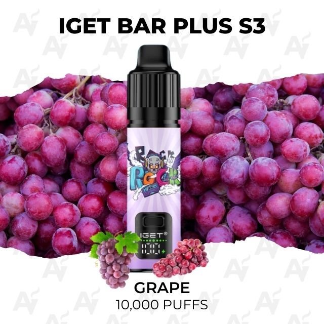 IGET Bar Plus S3 Grape 10000 Puffs