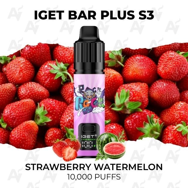 IGET Bar Plus S3 Strawberry Watermelon 10000 Puffs