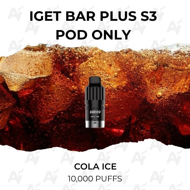 IGET Bar Plus S3 Pods Cola Ice 10000 Puffs