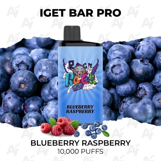 IGET Bar Pro Blueberry Raspberry 10000 Puffs