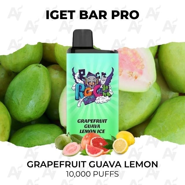 IGET Bar Pro Grapefruit Guava Lemon 10000 Puffs