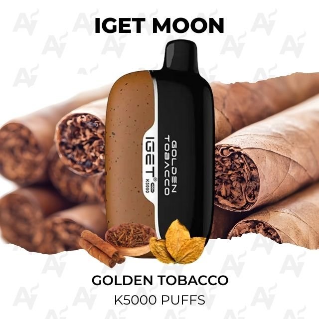 IGET Moon Golden Tobacco 5000 Puffs