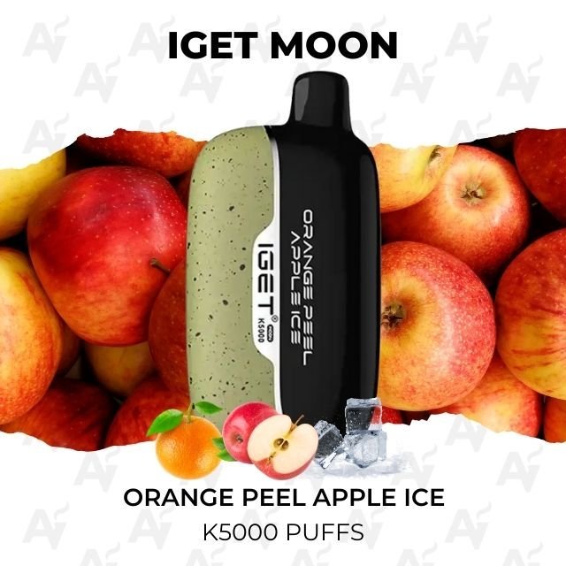 IGET Moon Orange Peel Apple Ice 5000 Puffs