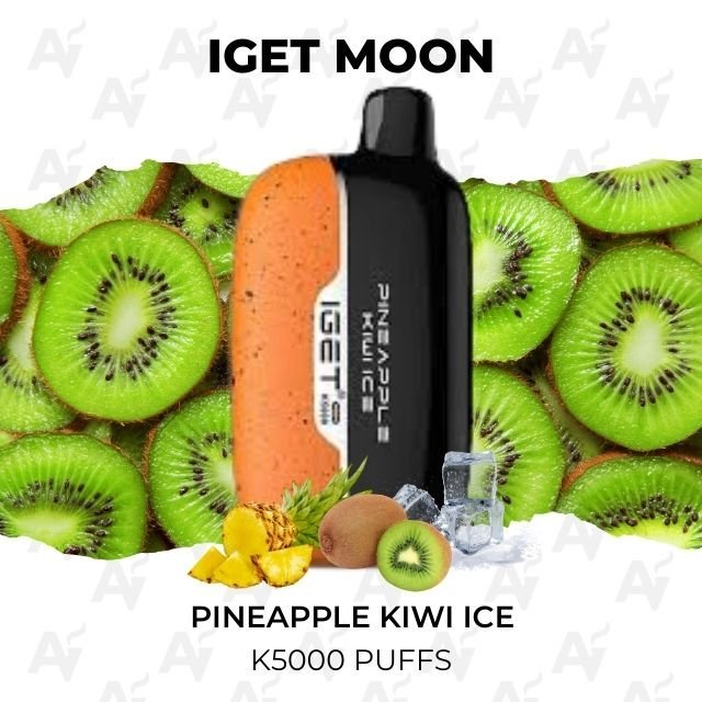 IGET Moon Pineapple Kiwi Ice 5000 Puffs