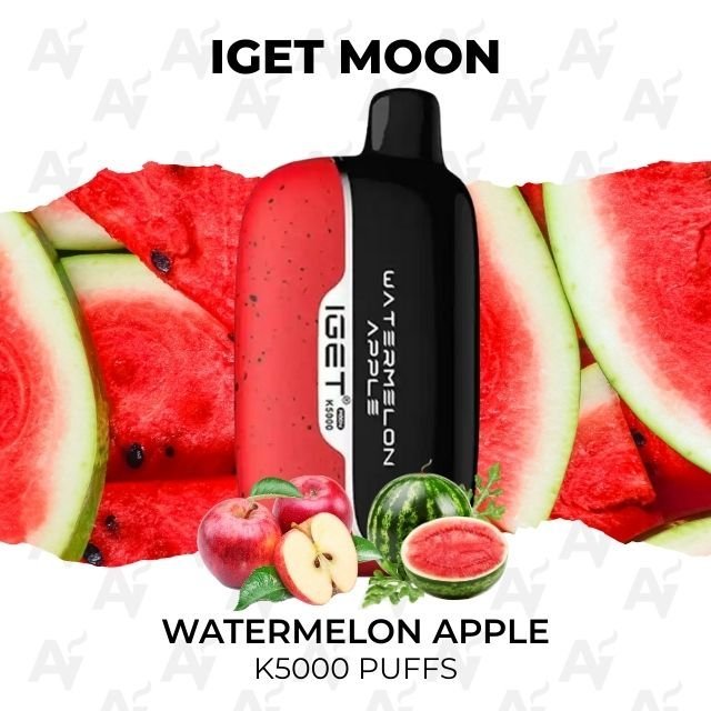 IGET Moon Watermelon Apple 5000 Puffs