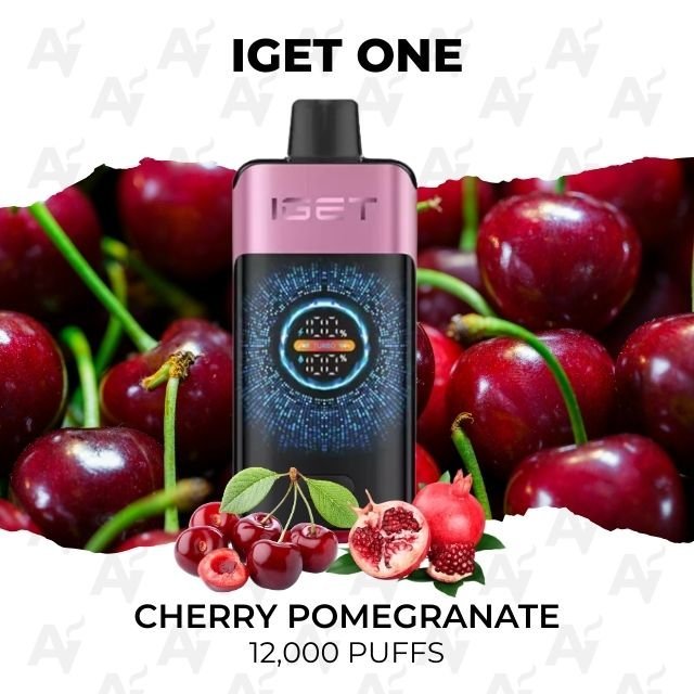 IGET One Cherry Pomegranate 12000 Puffs