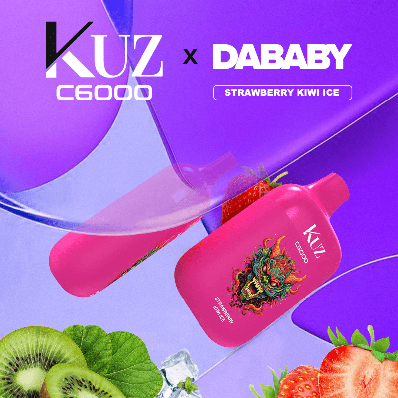 KUZ Strawberry Kiwi ICE 6000 Puffs