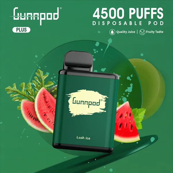Gunnpod Plus Lush ICE 4500 Puffs