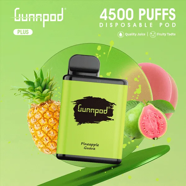 Gunnpod Plus Pineapple Guava 4500 Puffs