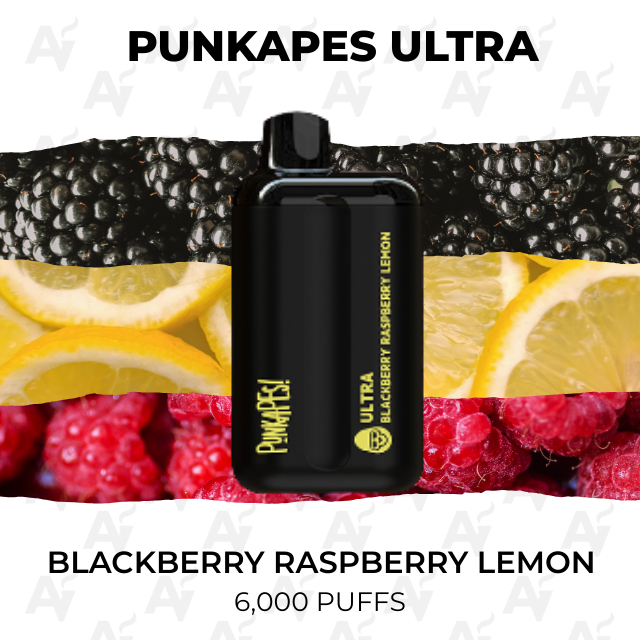 Punkapes Ultra Blackberry Raspberry Lemon 6000 Puffs