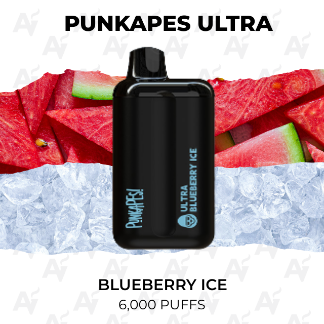 Punkapes Ultra Blueberry Ice 6000 Puffs
