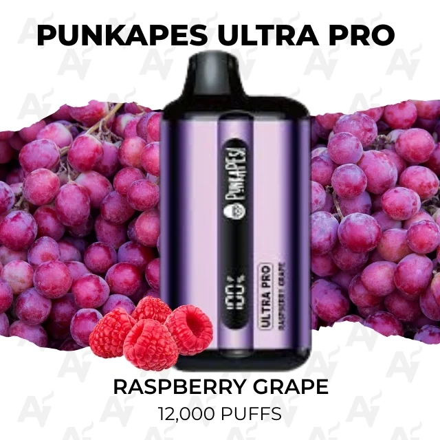 Punkapes Ultra Pro Raspberry Grape 12000 Puffs