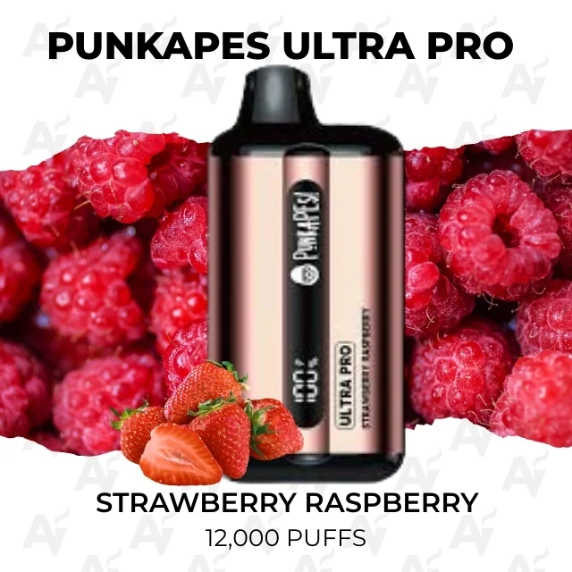 Punkapes Ultra Pro Strawberry Raspberry 12000 Puffs